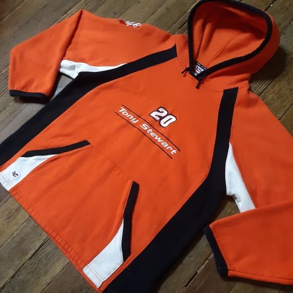 Vintage 2000s Chase Authentics Tony Stewart Home Depot NASCAR Hoodie Size Medium - Picture 2 of 9